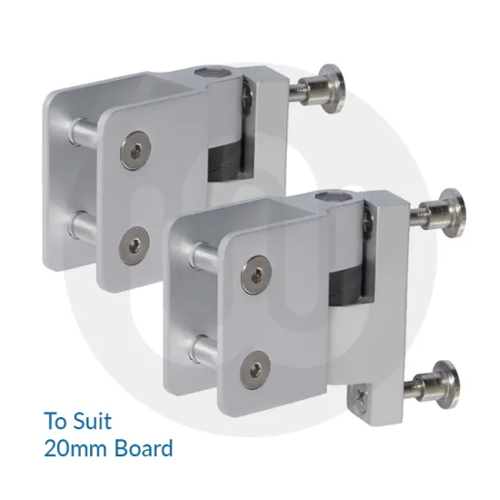 Cubicle U Bracket Gravity Hinges (Sold in Pairs)