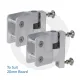 Cubicle U Bracket Gravity Hinges (Sold in Pairs)