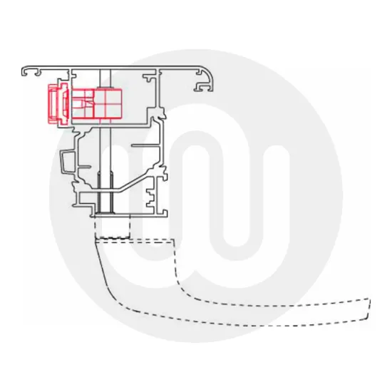 Giesse 04093 Two-Way Mechanism for Ghibo Out Outward Opening