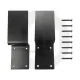 2 x Heavy Duty Door Security Bar Barricade Brackets