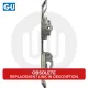 GU Inline Patio Door Lock