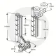 Reynaers CF68 Bi-Fold Door Roller Hinge Assemblies