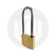 Simplefit Heavy Duty Long Shackle Brass Padlock