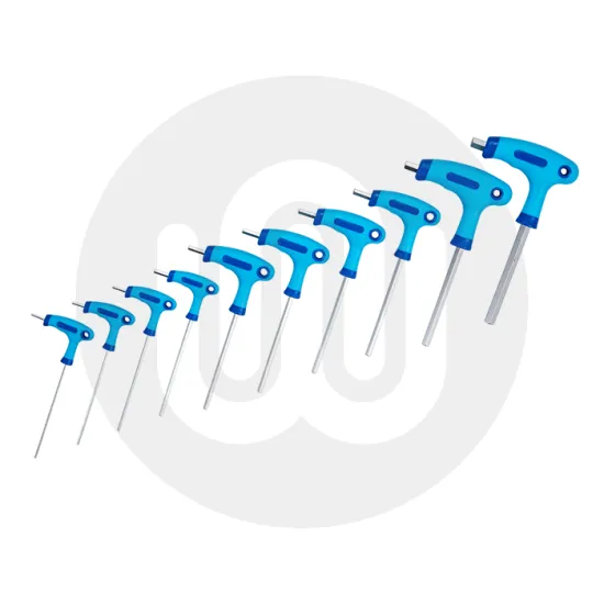 10 PCE Metric T Handle Hex Key Set (2-10mm)
