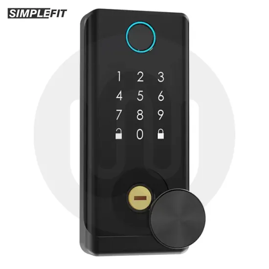 Simplefit Smart Fingerprint Biometric Door Lock Digital Keypad Security Lock with 2 Keys