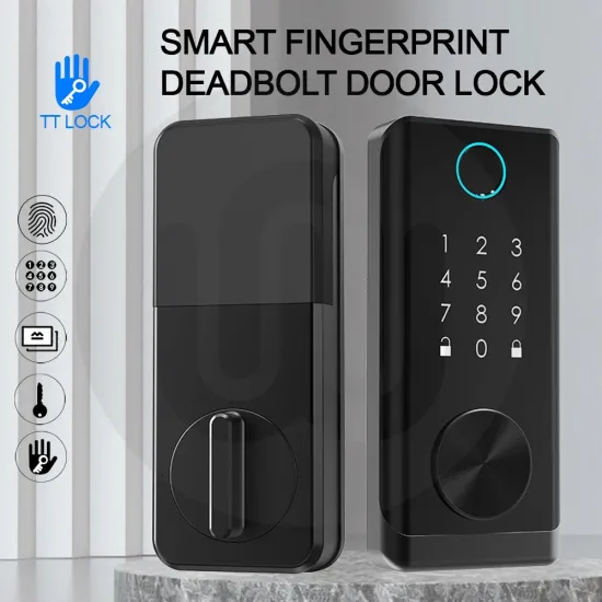 Simplefit Smart Fingerprint Biometric Door Lock Digital Keypad Security Lock with 2 Keys