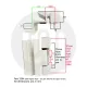 ERA Duraflex Challenger 3D Euro Rebate Door Hinge Angled Feature