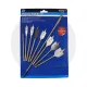 10 PCE Flat Bit Set (6-32mm)