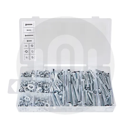 460 PCE Assorted Nut, Washer and Bolt Set 460 PCE Assorted Nut, Washer and Bolt Set