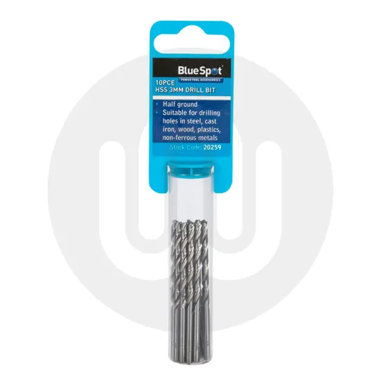 10 PCE 3mm HSS Drill Set 10 PCE 3mm HSS Drill Set