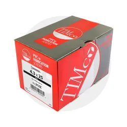 4.3 x 25 Friction Stay Screws for uPVC Windows – Box of 1000