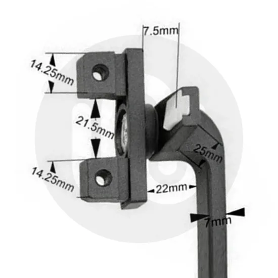 Casement Cockspur Window Handle – Non-Locking