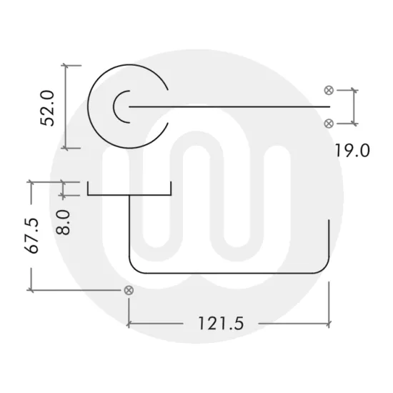 Zoo Hardware ZCS030LLSS 19mm Lift to Lock Tubular Return to Door Lever Set – Push on Rose – Grade 304 Zoo Hardware ZCS030LLSS 19mm Lift to Lock Tubular Return to Door Lever Set – Push on Rose – Grade 304