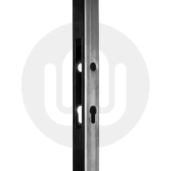 Gate Lock Frame Kit 40mm Profiled Box Section Lock Handles & Cylinder