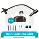 REDUCED TO CLEAR! High Quality Display-Packed Brown Cord Restrictor (Pack of 10)