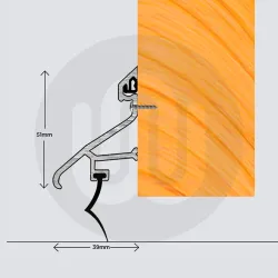 Exitex ERD MK2 Deflector & Seal - 914mm (Inward & Outward Opening)