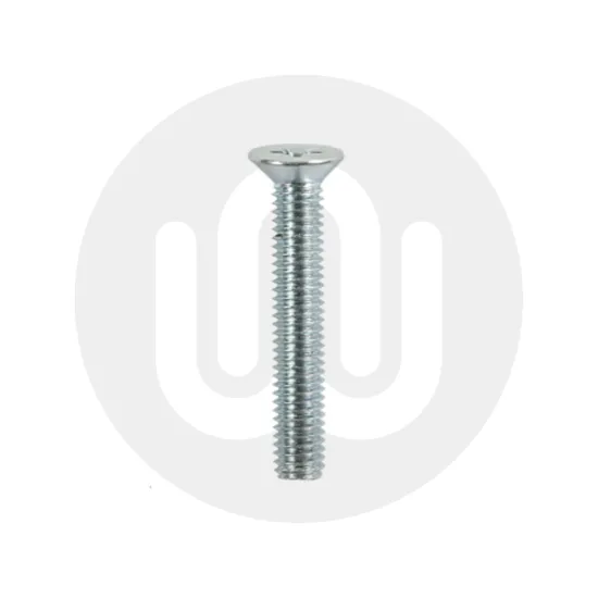 Metric Threaded Machine Screws – PZ – Countersunk - Zinc