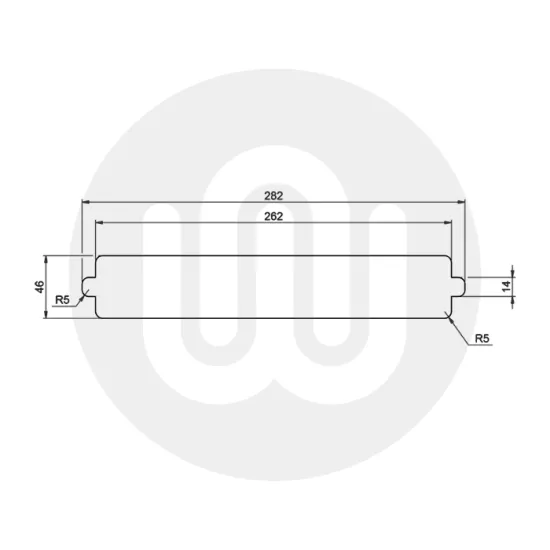 Sweet Square Letterplate