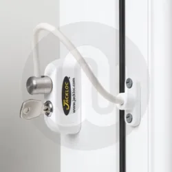 Jackloc Pro 5 Key-Lockable Cable Window Restrictor