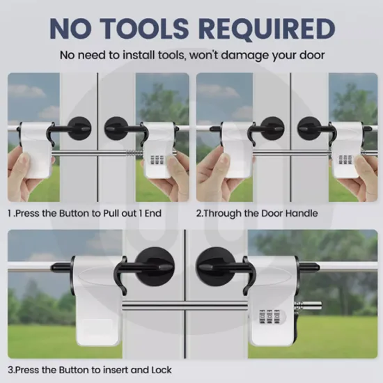 Parrot Lock Multi-Purpose Double Door Locking Device