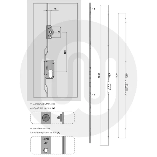 STAC Sliding Patio Door Lock