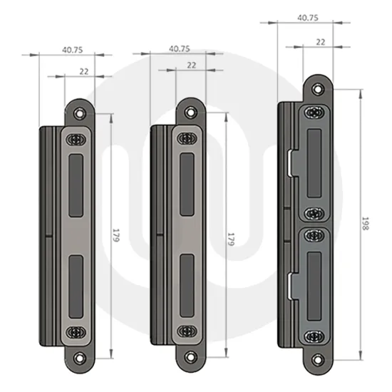 Ingenious 1117 Composite Door Keep Set