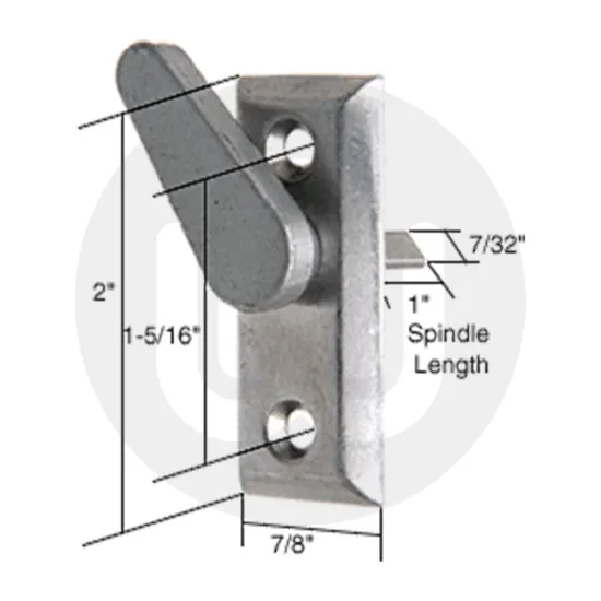 2" Thumbturn with 1-5/16" Screw Holes for Hollyview Doors