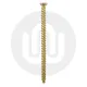 Concrete Window Frame Screws - TX - Flat Countersunk - Yellow