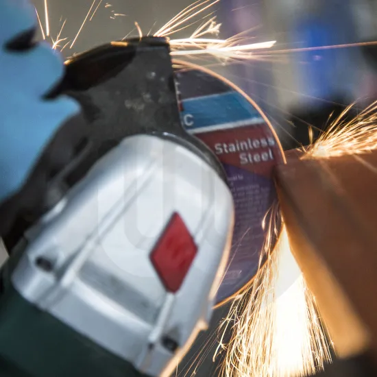 115mm (4.5") Stainless Steel Cutting Disc - Pack of 10