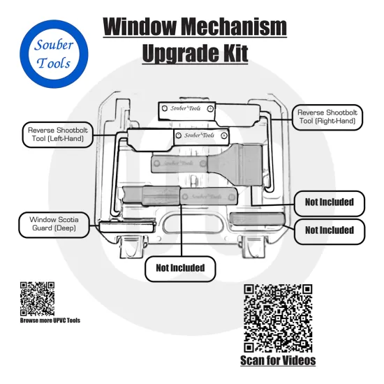 Souber Tools WMO/KIT/U Advanced Window Mechanism Opener Kit Upgrade Kit