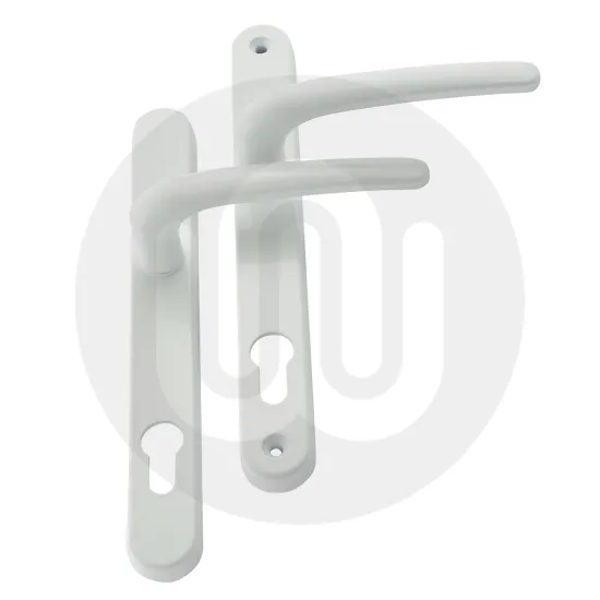 Simplefit Budget Inline Lever/Lever 92PZ/92PZ Door Handle - Medium Cover (241BP/211CRS)