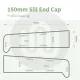 External Window Sill (Cill) End Caps Standard 150mm