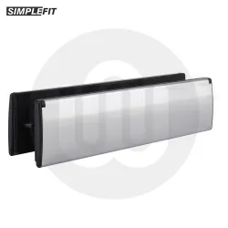 Simplefit Budget Decorative 12” Letterplate 40-80mm