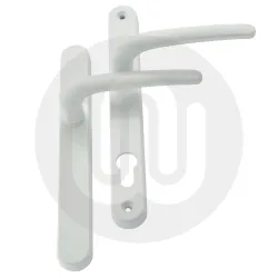 Simplefit Budget Dummy Inline Lever/Lever 92PZ/92PZ Door Handle - Medium Cover (241BP/211CRS)