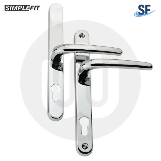 Simplefit Budget Offset Lever/Lever 92PZ/62PZ Door Handle - Medium Cover (241BP/211CRS)