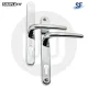 Simplefit Budget Offset Lever/Lever 92PZ/62PZ Door Handle - Medium Cover (241BP/211CRS)