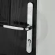 Simplefit Budget Offset Lever/Lever 92PZ/62PZ Door Handle - Medium Cover (241BP/211CRS)