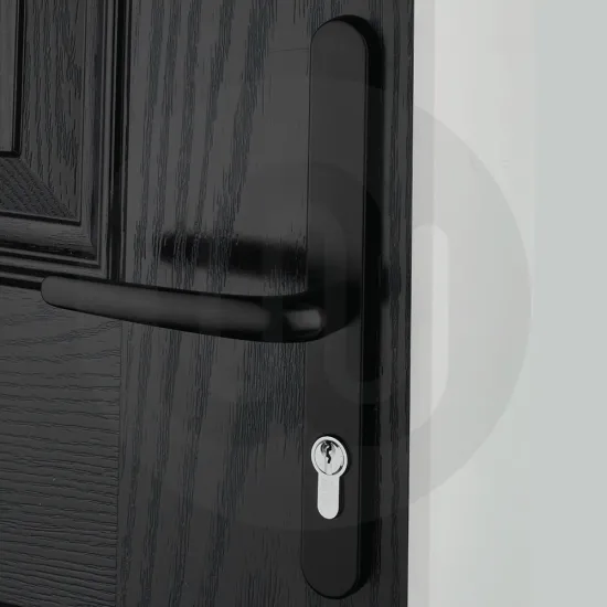 Simplefit Budget Offset Lever/Lever 92PZ/62PZ Door Handle - Medium Cover (241BP/211CRS)
