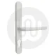 Simplefit Budget Offset Lever/Lever 92PZ/62PZ Door Handle - Medium Cover (241BP/211CRS)