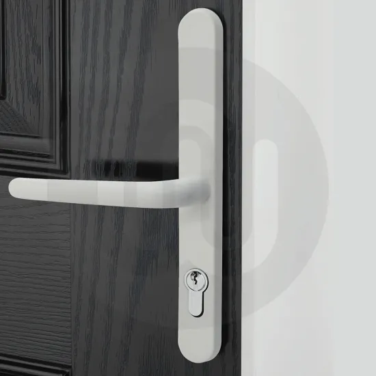 Simplefit Budget Offset Lever/Lever 92PZ/62PZ Door Handle - Medium Cover (241BP/211CRS)