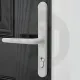 Simplefit Budget Offset Lever/Lever 92PZ/62PZ Door Handle - Medium Cover (241BP/211CRS)