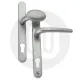 Simplefit Budget Inline Lever/Pad 92PZ/92PZ Door Handle - Medium Cover (241BP/211CRS)