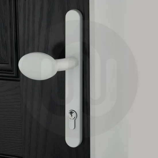 Simplefit Budget Inline Lever/Pad 92PZ/92PZ Door Handle - Medium Cover (241BP/211CRS)