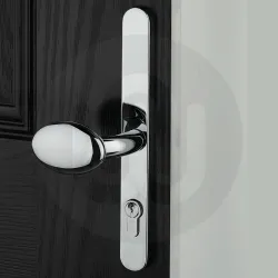 Simplefit Budget Offset Lever/Pad 92PZ/62PZ Door Handle - Medium Cover (241BP/211CRS)
