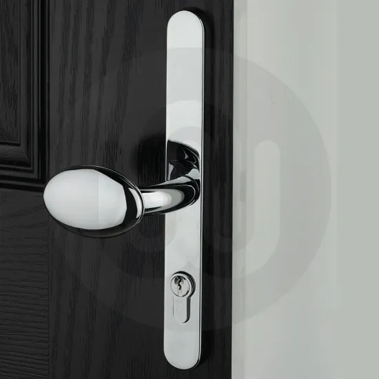 Simplefit Budget Offset Lever/Pad 92PZ/62PZ Door Handle - Medium Cover (241BP/211CRS)