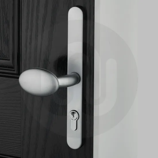 Simplefit Budget Offset Lever/Pad 92PZ/62PZ Door Handle - Medium Cover (241BP/211CRS)