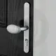Simplefit Budget Offset Lever/Pad 92PZ/62PZ Door Handle - Medium Cover (241BP/211CRS)