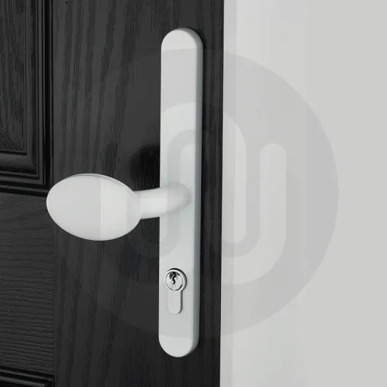 Simplefit Budget Offset Lever/Pad 92PZ/62PZ Door Handle - Medium Cover (241BP/211CRS)