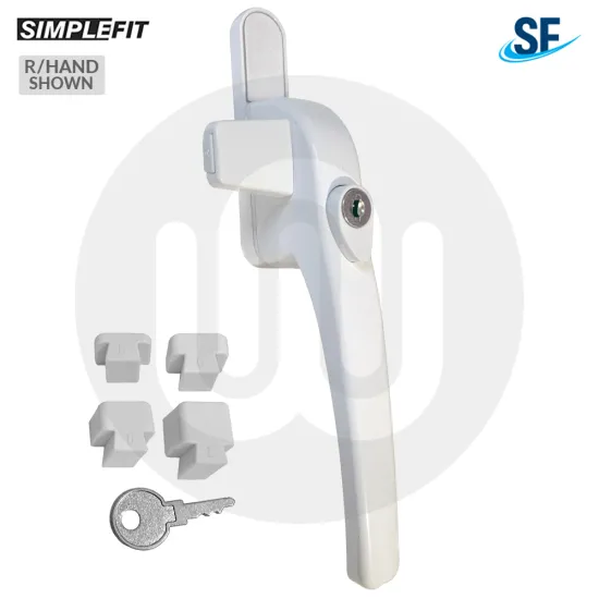 Simplefit Cockspur Window Handle - Locking, Non-Handed