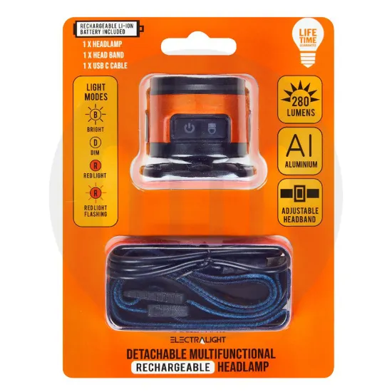 Electralight Multi Functional Rechargeable Head Light